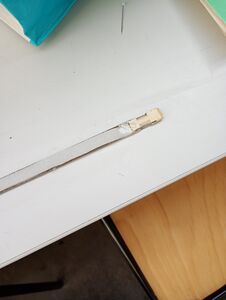 Scotchage de la mousse